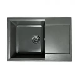 Кухонна мийка Adamant HORIZON MEDIUM сіра 700x500x230 мм, з крилом 70 см - мініатюра 2