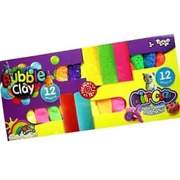 Набір для творчості 2 в 1 "Air Clay + Bubble Clay" ARBB-02-01U Danko Toys (4823102811031) - мініатюра 3