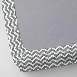 Набір простирадл на резинці Cosas Grey Zigzag 60х120х12 см (SetSheet_Grey_ZigGrey_120x60) - мініатюра 9