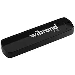 USB флеш накопитель Wibrand 64GB Grizzly Black USB 2.0 (WI2.0/GR64P3B)