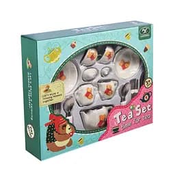 Дитячий набір посуду Bambi Tea set 868-E6-4 порцеляна, 17 предметів - мініатюра 1