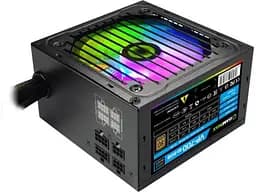 Блок питания 700 Вт, GameMax VP-700 RGB, черный, полумодульный, 80+ Bronze, Active PFC, 12 см, 3xMolex/5xSATA/2x2+6-pin