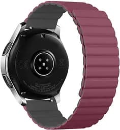 Ремінець ArmorStandart MagLink 22mm Wine Red Grey (ARM88946)