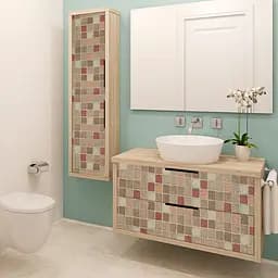 Самоклеюча плівка Sticker Wall 0.45х10м х 0.07мм Червона мозаїка SW-00000832 - мініатюра 5