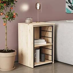 Стіл-тумба трансформер Смарт 2/1 Ferrum-decor 750x1450x500 Чорний метал ДСП Дуб Сан-Марино 16 мм (FRD-105096) - мініатюра 5