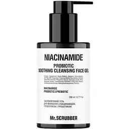 Гель для вмивання Mr.Scrubber Niacinamide заспокійливий з ніацинамідом, пробіотиком і пребіотиком 200 мл