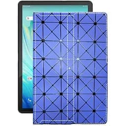 Чехол StatusCASE из экокожи для планшета Blackview Tab 10 Pro Синий ромб