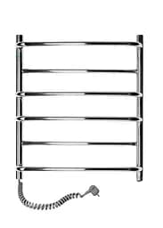 Електрична рушникосушарка Navin Омега 530x600 ліва 10-015120-5360, Хром, Ліве