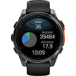 Смарт-годинник Garmin Fenix 8 AMOLED 47mm Slate Gray with Black Silicone Band (010-02904-00) [115044] - мініатюра 11