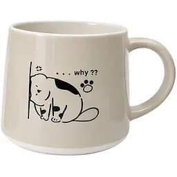 Чашка Limited Edition Coffee Buddy 380 мл сіра (JSD18-3)