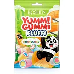 Конфеты Roshen Маршмелоу Yummi Gummi Fluffi Colorounds 65 г 