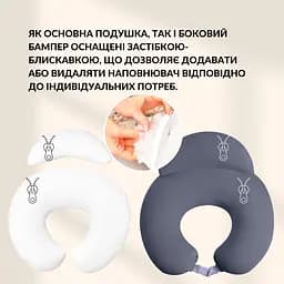 Подушка для годування Sei Design диванчик темно-сірий 60х70х16 см (8000036177_темно-сірий) - мініатюра 4