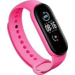 Силіконовий ремінець BeCover для Xiaomi Mi Smart Band 5 / Mi Smart Band 6 Hot Pink (705556)