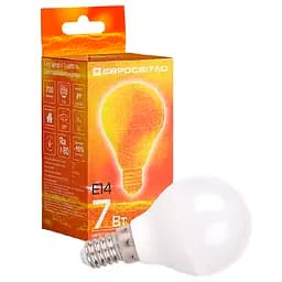Лампа светодиодная Евросвет 7 Вт 4200 К P-7-4200-14 Е 14 (57327)