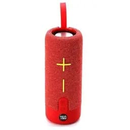 Портативна бездротова Bluetooth-колонка TG-619C з потужним звучанням LED-підсвіткою і ремінцем для перенесення Червоний