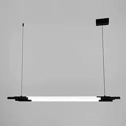 Чорний трубчастий LED світильник у корпусі 110 см | Line F | Арт. MJ351-1100L BK