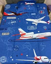 Комплект постельного белья с летним одеялом Laura Grand 100% котон - полуторный набор с наволочкой