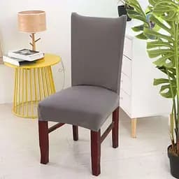 Чехол на стул Stenson R89959 натяжной серый (26015)