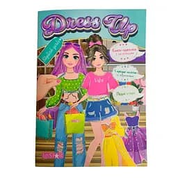 Книга-одягалка з наліпками Stylish Girls LS-03-03 серія Dress Up