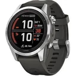 Garmin Fenix ​​7S Solar Silver w. Graphite Band (010-02776-00/01)