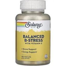 Аминокислота Solaray Balanced B Stress, 100 вегакапсул vit0003950
