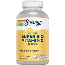 Витамины и минералы Solaray Super Bio Vitamin C Timed Release, 360 вегакапсул