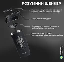 Шейкер спортивний SmartShake Reforce 900 мл DC Joker (11151101) - мініатюра 3