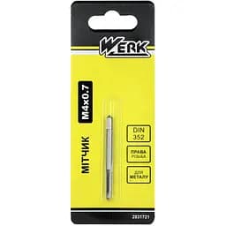 Метчик Werk M4x0.7 мм 1 шт. (122707)