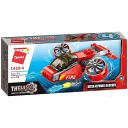 Детский конструктор Пожарная техника Qman 1410 в коробке Ultra-Flywheel Rescuer
