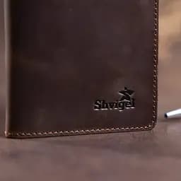 Чоловічий шкіряний гаманець Shvigel 8.5х17.5 см acs0016099 - мініатюра 9