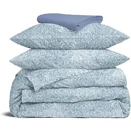 Комплект постільної білизни Cosas Floral breeze CS7 Сімейний небесний (FloralBreeze_El180x30-117Cloud_160x2)