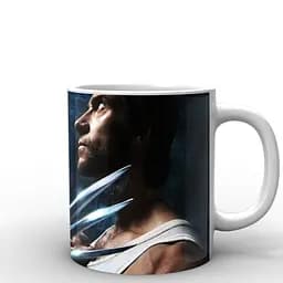 Кухоль GeekLand Росомаха Wolverine Х'ю Джекман WR.02.008 330 мл білий