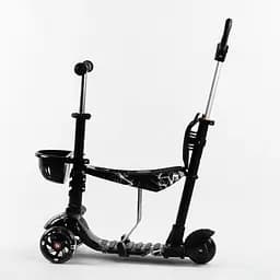 Самокат 5 в 1 Best Scooter 58х30х15 см Чорний 000231595 - мініатюра 3