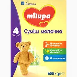 Суха молочна суміш Milupa 4 для дітей від 18 місяців 600 г