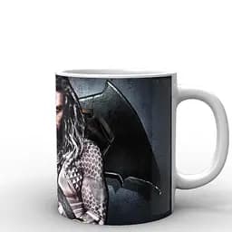 Кухоль GeekLand Аквамен Aquaman black AQ.02.005 330 мл білий - мініатюра 3