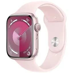 Смарт-годинник Apple Watch Series 9 GPS 45mm Pink Aluminum Case w. Light Pink Sport Band - M/L (MR9H3)