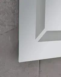 Дзеркало Mixxus Light MR01-90x70 (годинник, LED-підсвічування, антизапотівання) (MI5999) - мініатюра 3