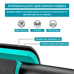 Розсувний розпірний турнік EasyFit BlueGymBar 70-95 см - мініатюра 4