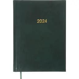 Щоденник датований Buromax Base 2024 А5 зелений (BM.2108-04)