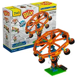 Конструктор Zephyr Blix Amusement полипропиленовый развивающий с моторчиком 340 элементов 7 моделей