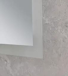 Дзеркало Mixxus Flat MR04-100x60 (LED Touch, годинник, антизапотівання, димер, регулювання яскравості) MI6008 - мініатюра 2