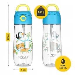 Пляшка для води дитяча 4FIZJO 550 мл Mix (P-5905973403702) - мініатюра 10