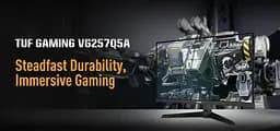 Монітор Asus 24.5" TUF Gaming VG257Q5A 2xHDMI DP MM VA 200Hz 0.5ms sRGB 125% AdaptiveSync teh0014132 - мініатюра 3