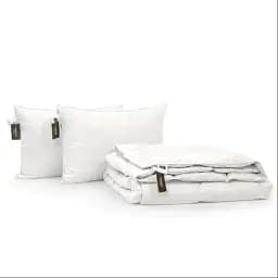 Набор MirSon шелковый №9525 Luxury Exclusive Silk Kapok лето одеяло 200х220 см + 2 подушки белый (2200010805543)