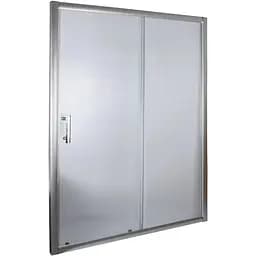 Душевые двери Bravo Tormes 160FS 2 уп., универсальные, матовый, хром матовый