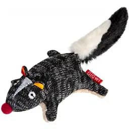 Игрушка для собак GiGwi Plush Скунс с пищалкой, 9 см (75386)