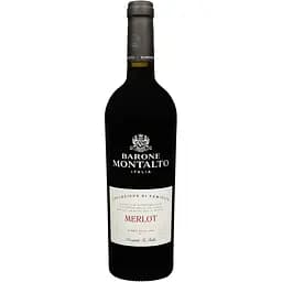 Вино Barone Montalto Collezione di Famiglia Merlot Terre Siciliane IGP сухе червоне 0.75 л