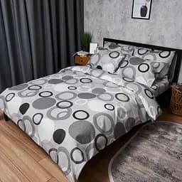 Комплект постельного белья Moon&Star Микросатин Premium Orbit Elegance Семейный 160х220х2 наволочки 2х40х60