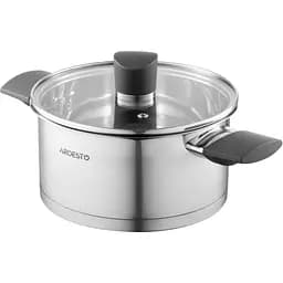 ARDESTO Кастрюля Gemini, стеклянная крышка, 2.1 л, нержавеющая сталь