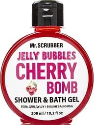Подарунковий набір Mr.Scrubber Cherry Bomb: Цукровий скраб 300 г + Гель для душу 300 мл + Мочалка Хмаринка - мініатюра 3